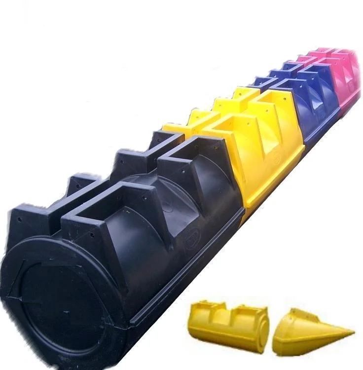 Pontoonz pods in black, yellow, magenta and blue with bow pod ends